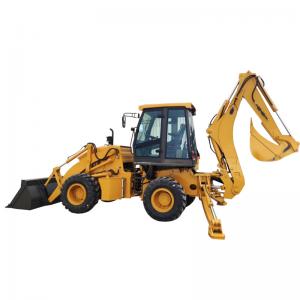 How to save the fuel consumption of backhoe in operation?