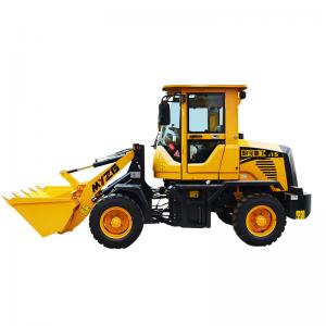 mini wheel loaders build roads