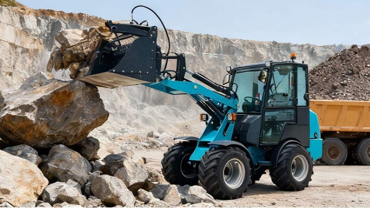 ¿Dónde puedo comprar un cargador de ruedas usado con pocas horas en Alemania o los Países Bajos?