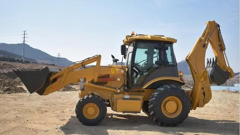 ¿Cuál es el consumo de combustible de una retroexcavadora (backhoe loader)?