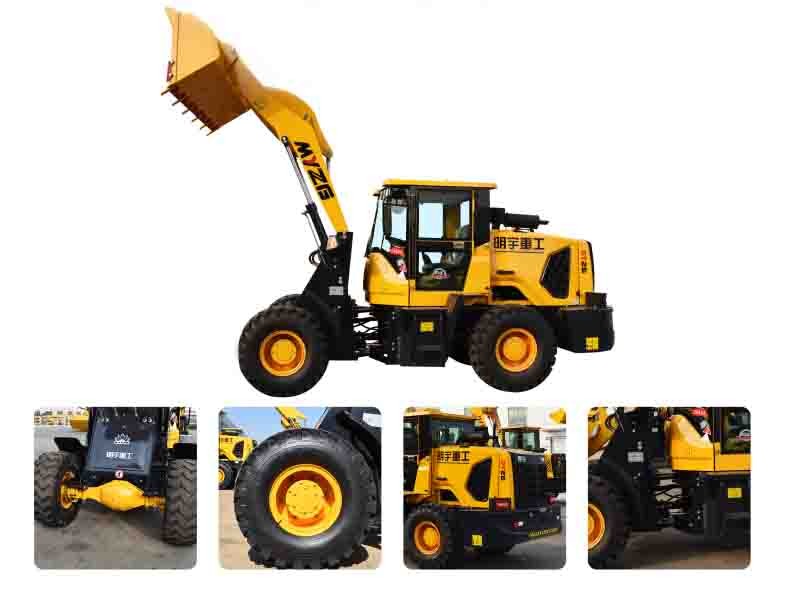 DY26 Cargadora de ruedas 1.38T con motor Quanchai 55 kW DY26 Cargadora de ruedas 1.38T con motor Quanchai 55 kW