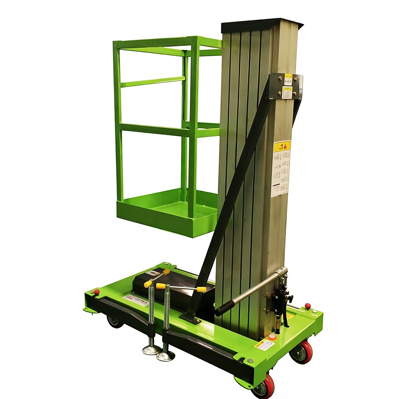 Elevador de aluminio de un mástil ZGFORKLIFT / MYZG ZG-DZ-10SD Elevador de aluminio de un mástil ZGFORKLIFT / MYZG ZG-DZ-10SD