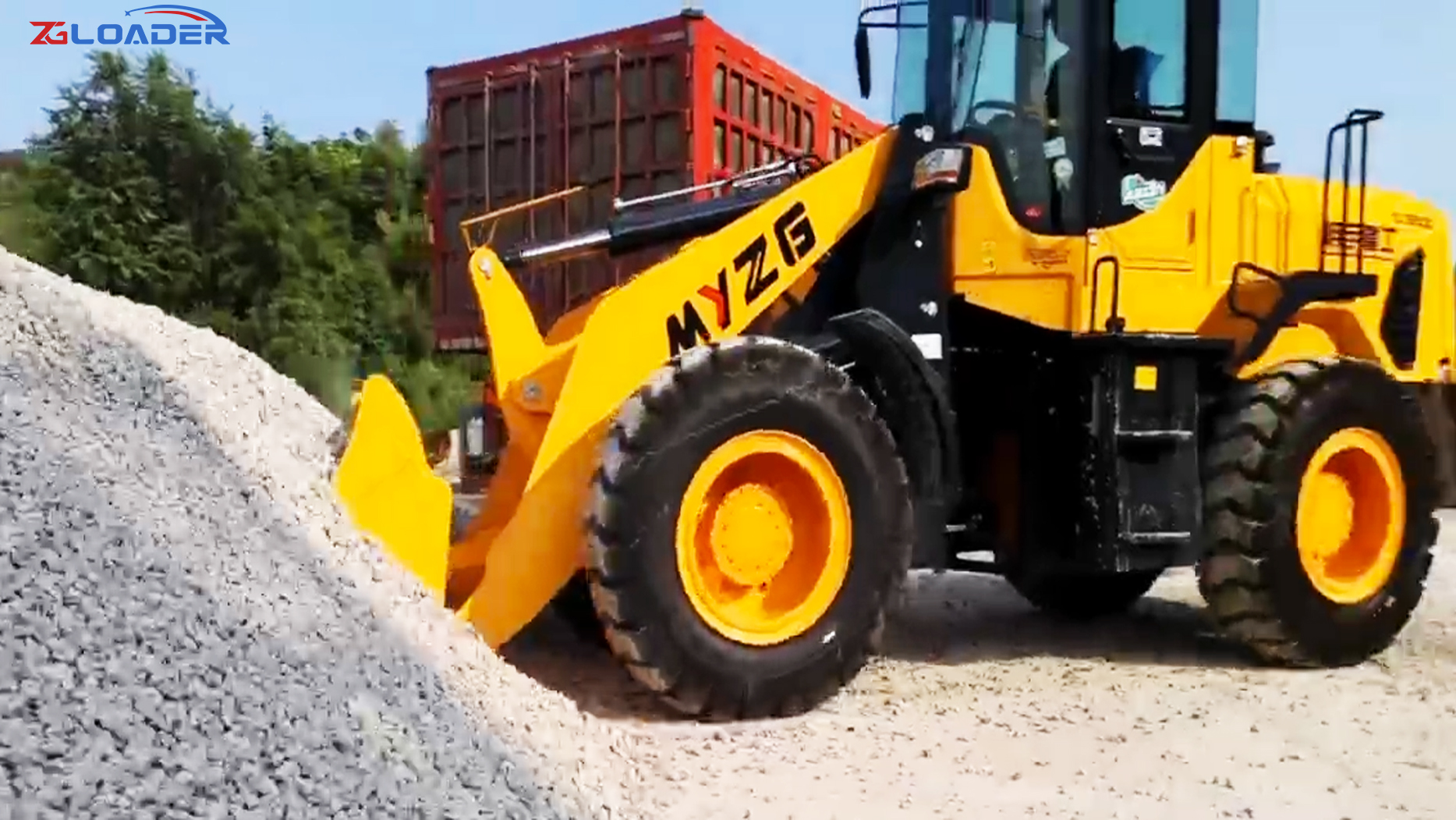 MYZG High-quality wheel loaders with stylish appearance