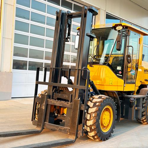 How do off-road forklifts differ from standard forklifts?