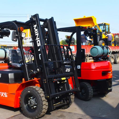 Why does the forklift I use run on propane and not gasoline?