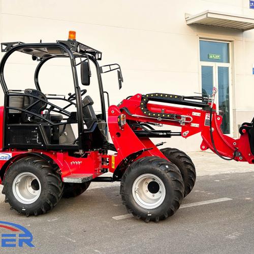 Can wheel loaders be used for snow removal?