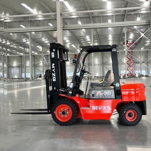 Empilhadeira Diesel CPC30M Sentada 3.0 Toneladas | Serviço Pesado Quanchai 39kW