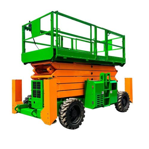 Plataforma Elevatória Tesoura Diesel Off-Road MYZG/SDZG Série ZG-YY (12m–16m)