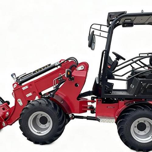 Компактный колесный погрузчик с двигателем KUBOTA V1505 грузоподъемностью 1000KG